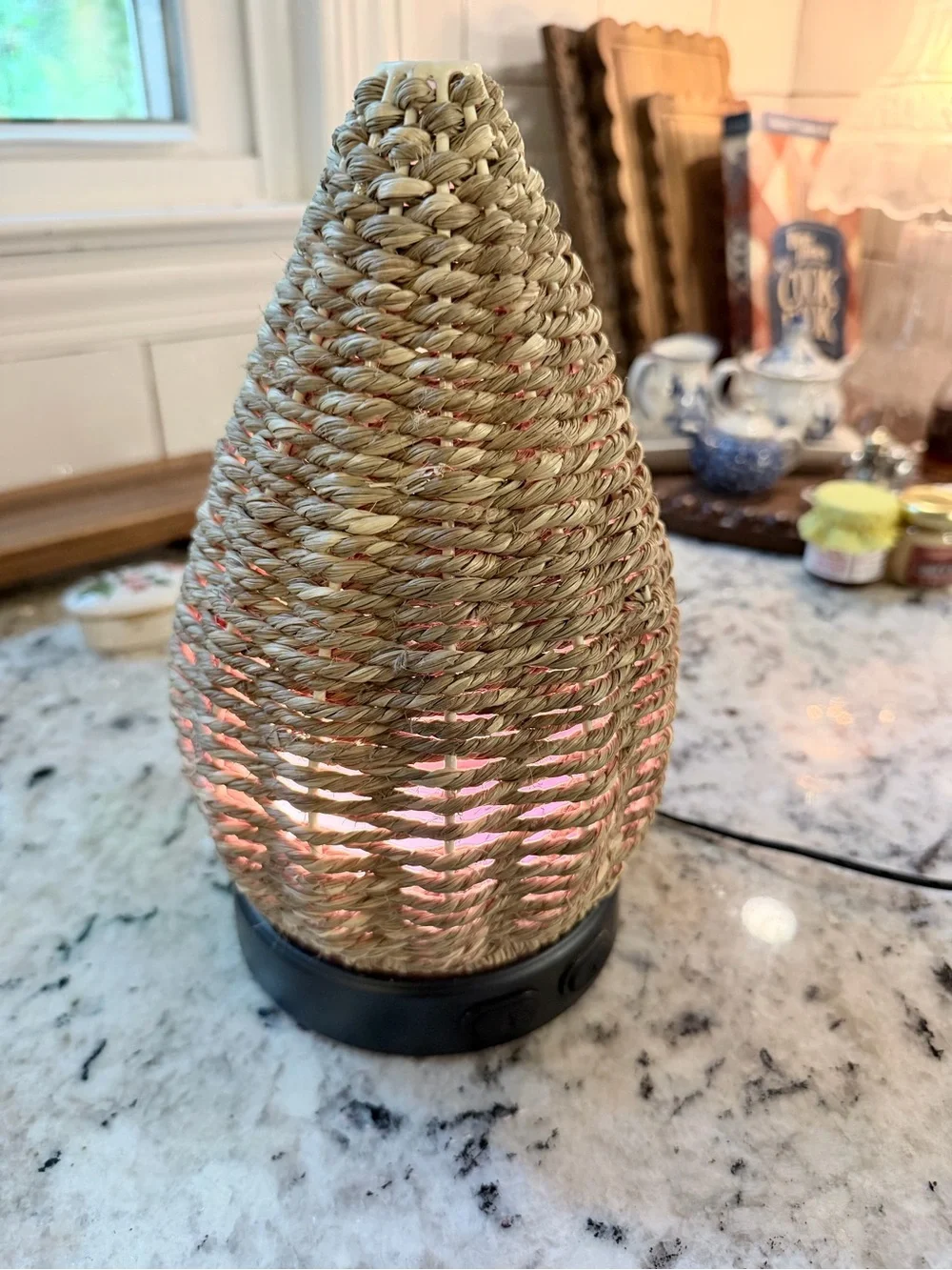 Scentsy Wonder Premium Woven Jute Rope Diffuser - Neutral Tan/Brown